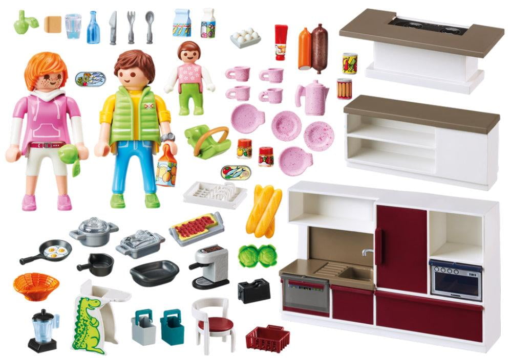 playmobil modern kitchen