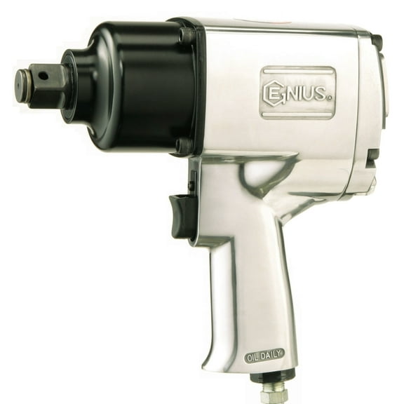 Genius Tools 3/4" Dr. Air Impact Wrench, 1,100 ft. lbs. / 1,491 Nm - 601100