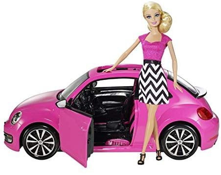 barbie volkswagen beetle walmart