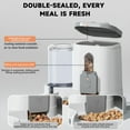 thumbnail image 6 of BallsFHK Fed Automatic Cat Feeder And Water Dispenser, 2 In 1, With 2 Large Capacity Self-feeding Bowls, Suitable For Small And Medium Sized Dogs And Puppies., 6 of 8