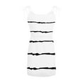 thumbnail image 4 of bnaln Women Summer Dresses 2024 Trendy Casual Striped Sleeveless Sling Dress V Neck Drawstring Waist Beach Dresses Cute Mini Dress Ladies Short Dresses with Pockets, 4 of 6