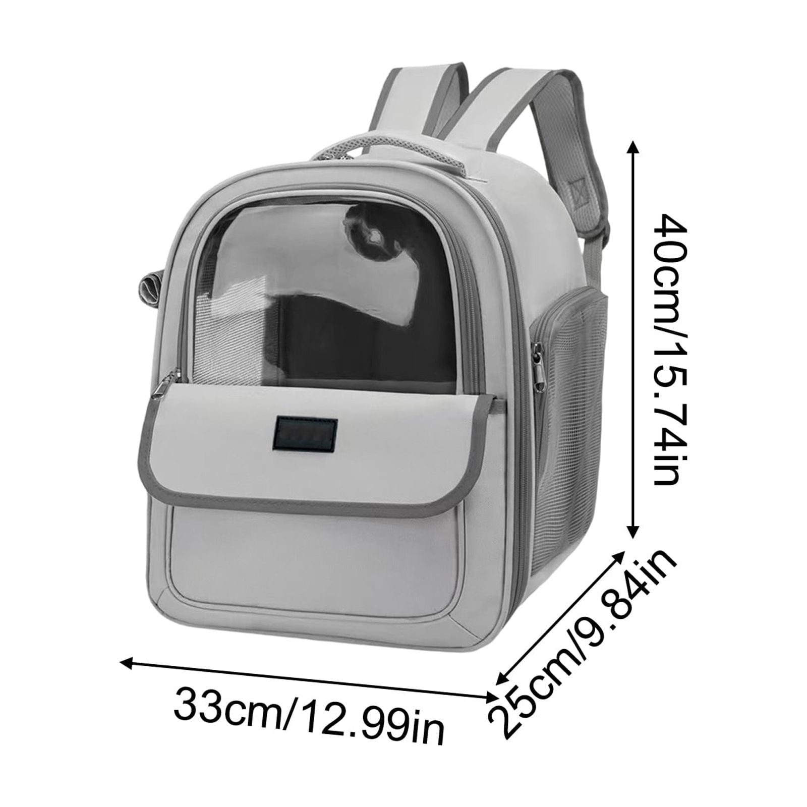 Breathable Mesh Pet Carrier Backpack Large Capacity Portable Cat Backpack Stylish Handheld Pet Travel Bag for Small Dogs Cats Comfortable Outdoor Use