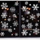 thumbnail image 3 of Calcomanía de cristal de ventana de copo de nieve de Feliz Navidad, efecto de purpurina, pegatina de pared electrostática, decoración de habitación de niños, calcomanías para el hogar, 3 of 4