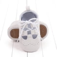 thumbnail image 7 of Otqutp Children Outdoor Shoes&nbsp;Spring Summer Toddler Boys Girls Casual Shoes Flat Bottom Light Hollow Breathable Solid Color Lace Up Shoes, 7 of 7