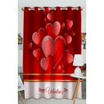 thumbnail image 1 of Tarjeta Feliz Día de San Valentín ABPHQTO con corazón cortina de ventana 130x210 cm, 1 of 1