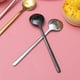 thumbnail image 3 of 4Pcs Cuchara de café de acero inoxidable 304 Cuchara de postre creativa Cuchara agitadora Cuchara redonda pequeña (13 cm), 3 of 6