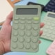 thumbnail image 5 of Calculadora electrónica, linda y sencilla calculadora científica de papelería para estudiantes. Verde claro, 5 of 9
