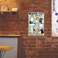 thumbnail image 3 of (5) Hojalata Rectangular 20*30cm Serie Animal Gato Plano, 3 of 9