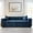 Blue, variant on Velvet 3 Seat Bed In Blue With Connection And Convenient Storage Linen For Port Practical