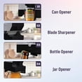 thumbnail image 2 of Elitra Home 4-in-1 Electric Can Opener -  Under the Cabinet Mounted, Black, 2 of 7