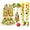 D-Yellow, variant on LIIPEE Kids Halloween Costumes Boys Girls Unisex Clown Fancy Dress Up Clothes Party Outfits,One Size