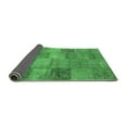 thumbnail image 2 of Ahgly Company Indoor Rectangle Patchwork Emerald Green Transitional Area Rugs, 2' x 3', 2 of 4