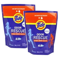 Tide Odor Rescue, In Wash Odor Eliminator, Scent Booster, Removes Odors in a Single Wash, 18 Count (Pack of 2)