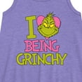thumbnail image 2 of The Grinch - I Love Being Grinchy - Toddler & Youth Girls A-line Dress, 2 of 4