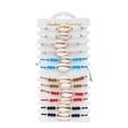 thumbnail image 1 of 12 piezas pulseras tejidas a mano estilo de concha brazalete con cuentas decoración de muñeca cadena de mano regalo para mujer, 1 of 7