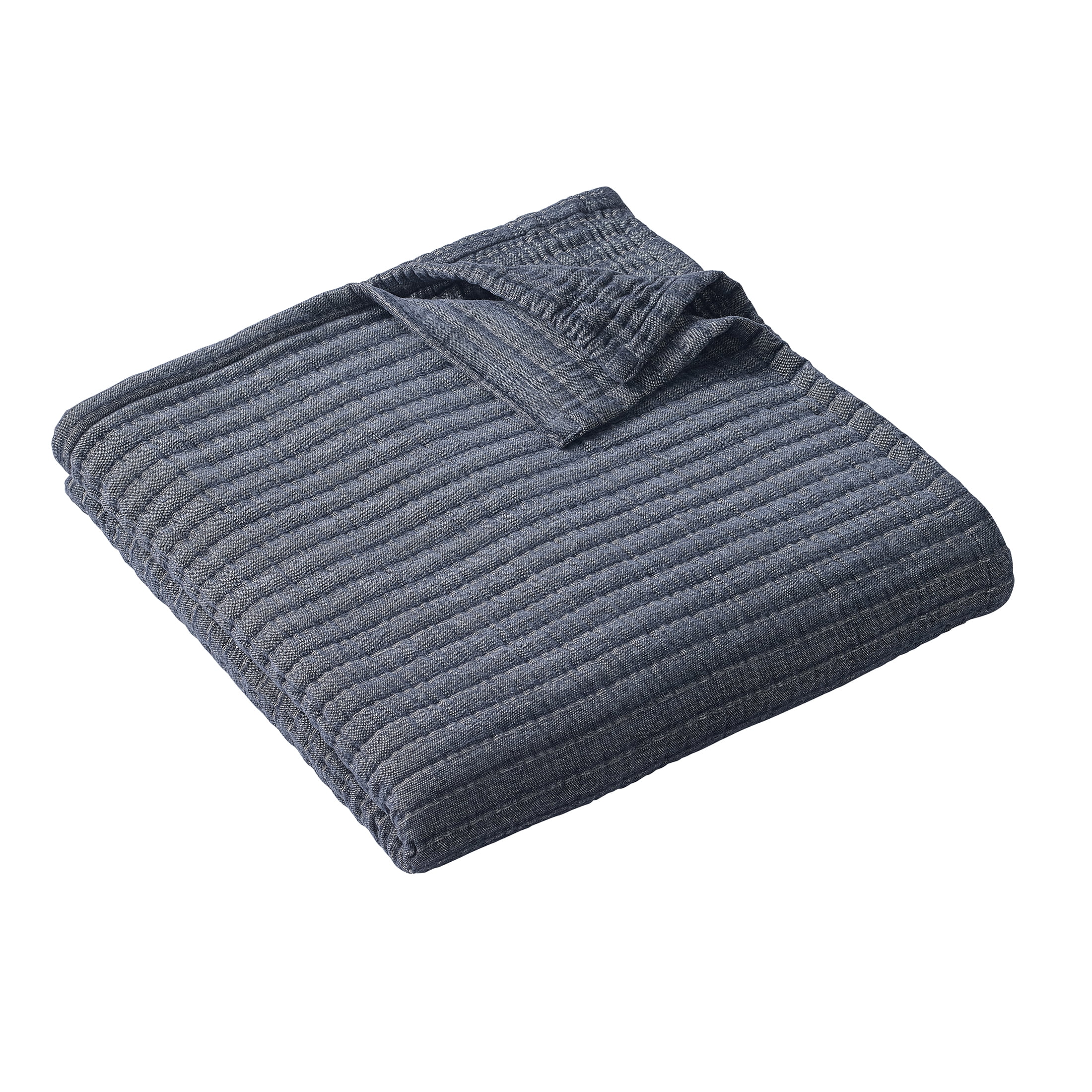 Better Homes & Gardens Greystone Chenille Gauze Bed Blanket, Full/Queen Size, 90 x 92 in