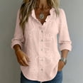 thumbnail image 3 of APEXFWDT Floral Boho V Neck Shirt Women Long Sleeve Button Down Shirts Casual Western Shirts, 3 of 5