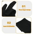 thumbnail image 3 of KALLORY Pool Glove Spandex 1Set Breathable Mesh Back For Professional Players, 3 of 10