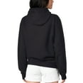 thumbnail image 2 of Women's G-III 4Her by Carl Banks Black San Francisco 49ers Football Logo Fleece Tri-Blend Pullover Hoodie, 2 of 3