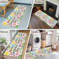 thumbnail image 5 of Children's Day 2'x6' Runner Rugs for Hallway Kitchen Bedside Non Slip Washable, Cartoon Cute Sun Nature Flowers Leaf Entryway Rug Runners with Rubber Backing, Long Carpet Runner for Laundry Room, 5 of 8