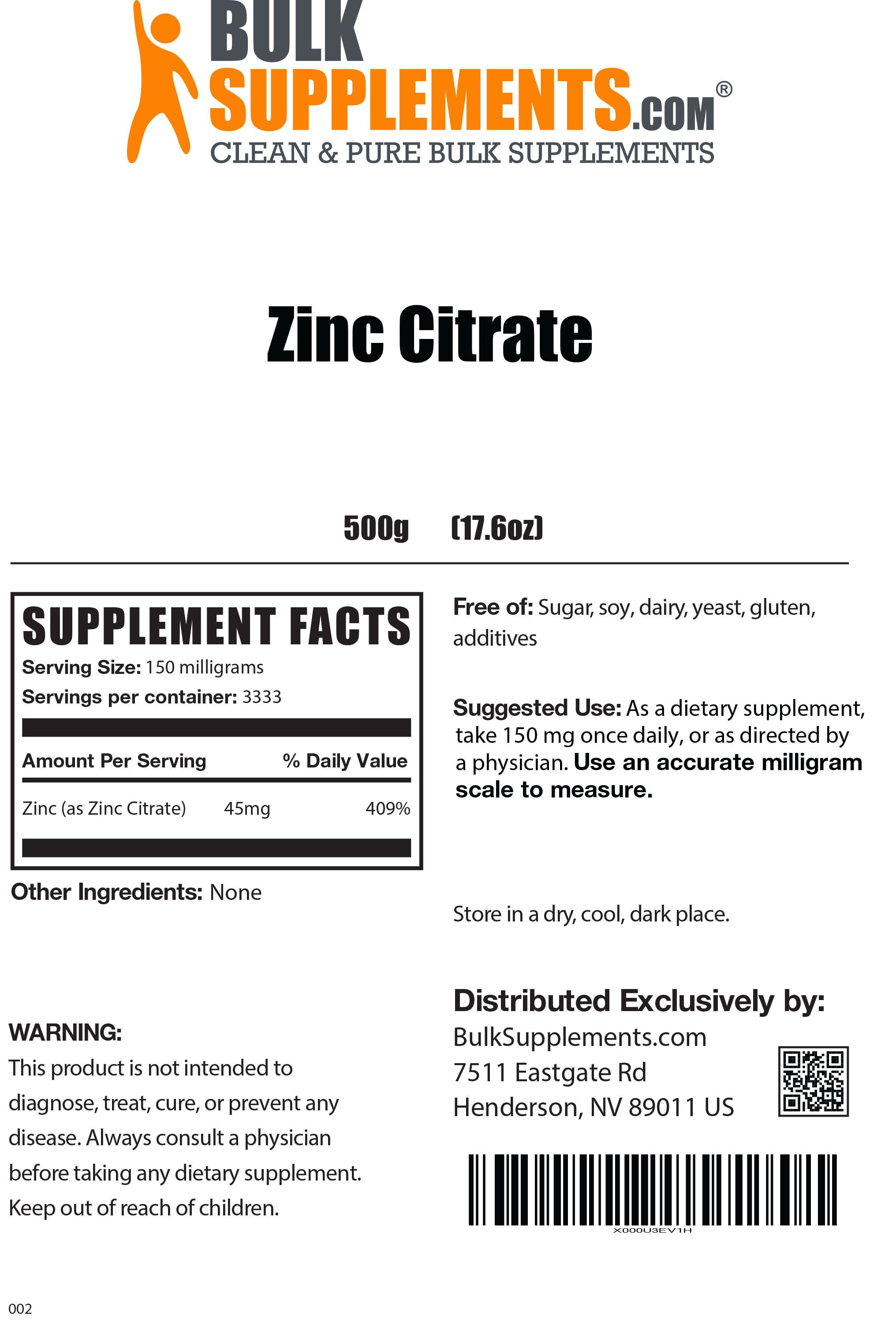 されており Bulksupplements Com Zinc Citrate 1 Kilogram 2 2 Lbs 6666 Servings Glomarket になるおそ Shineray Com Br