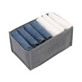 thumbnail image 1 of Jeans Compartment Storage Box Closet Clothes Layered Bag Pants Socks Bras Drawer Organizer Storag Shelf Rack Organizer, 1 of 6