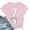 #199-Pink, variant on Ounisa Womens Tops Short Sleeve Y2K Jersey Number Graphic Oversized Crewneck T shirts Tees Casual Pullover