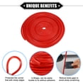 thumbnail image 3 of Unique Bargains Car Door Edge Guard 32.8ft U Shape Rubber Edge Trim Seal Strip Protector Universal Iron Red, 3 of 6