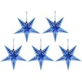thumbnail image 2 of Paquete de 5 farolillos de estrella de papel, pantalla de estrella, adornos navideños colgantes para boda, fiesta de cumpleaños, decoración del hogar, Navidad, Halloween Sailing Electrónica, 2 of 6