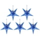 thumbnail image 2 of Paquete de 5 farolillos de estrella de papel, pantalla de estrella, adornos navideños colgantes para boda, fiesta de cumpleaños, decoración del hogar, Navidad, Halloween Sincero  Ropa, 2 of 7