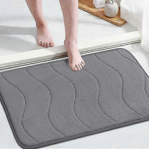 Memory Foam Bath Mat Rug, Bath Mats For Bathroom Extra Soft Absorbent Bathroom Rugs