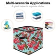 thumbnail image 2 of Cherry Collapsible Storage Cubes, Cube Organizer Bins with Handle, 10.8"x10.5"x10.6", Large Capacity, 2 of 6