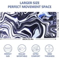 thumbnail image 2 of Black White Large Mouse Pad XXL Extended Abstract Waves Mousepad Marble Texture Non-Slip Rubber Base Gaming Mouse Mat Rectangle Laptop Keyboard Desk Pads(Size:35.4x15.7in), 2 of 6