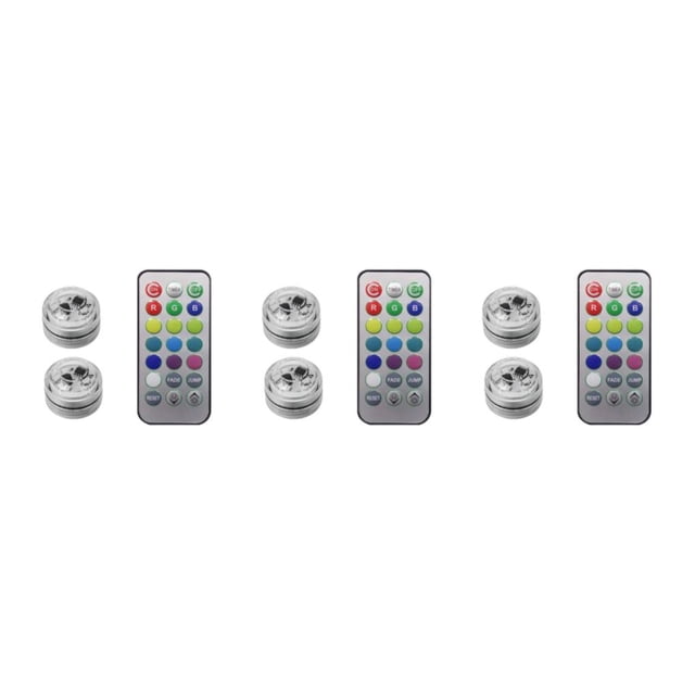 Toystoory Luz LED inalámbrica para Interior de coche, Control remoto, iluminación para pies de techo con batería, lámpara colorida para Type1 NO1