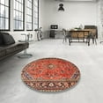 thumbnail image 4 of Ahgly Company Machine Washable Indoor Rectangle Traditional Tomato Red Area Rugs, 4' x 6', 4 of 7