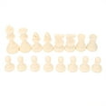 thumbnail image 5 of BIMZUC Plastic International Chess Pieces Standard Tournament Chessmen Black & White Set with Bottom Lint 32 Pieces King Height 3.74 inches / 95 mm, 5 of 9