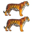 thumbnail image 4 of WHAMVOX Animal Iron-On Patches 2Pcs Tiger Shape Rayon for Bags and Hats, 4 of 8