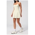 thumbnail image 4 of PISONIC Womens Tennis Dress, 2-in-1 Golf Workout Dress with Built-in Bra & Shorts Pockets, Athletic Dresses with Adjustable Strap, 4 of 6