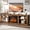 Rustic Brown, variant on VINGLI Fireplace TV Stand up to 80 inch TVs, Farmhouse Entertainment Center with Electric Fireplace Heater & Adjustable Shelves, Fireplace Media Console Table, Living Room
