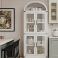 thumbnail image 4 of Bingirl Buffet Bahut de 55 Pouces, Grand Bahut à Vin, Table de Buffet, Armoire de Bar à Café avec Tiroirs, Vitrine de Cuisine Style Ferme, 4 of 7