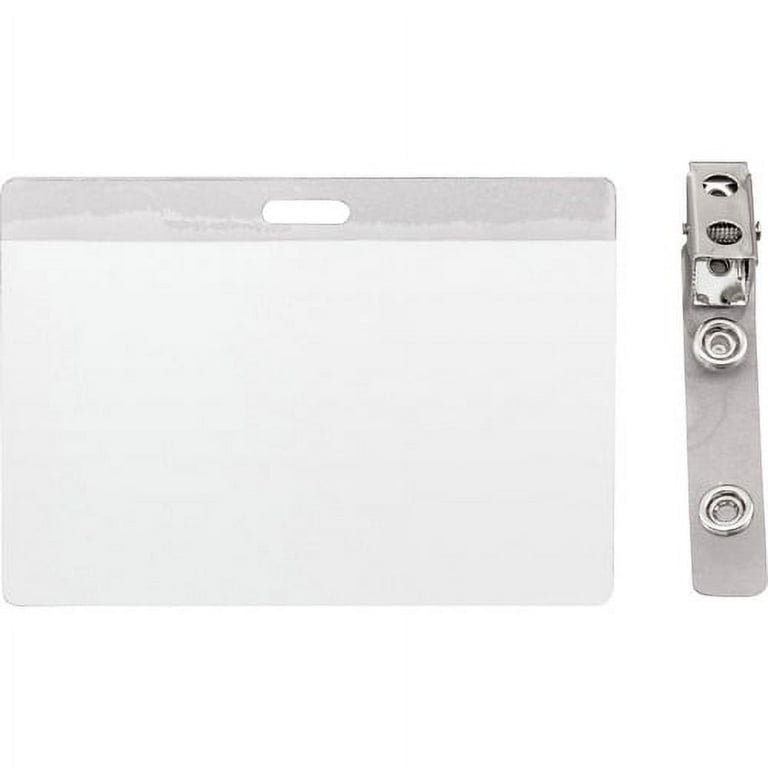 Advantus Strap Clip Self-laminating Badge Holders - Support 3.50 Advantus Strap Clip Self-laminating Badge Holders - Support 3.50