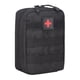 thumbnail image 2 of Bolsa Riñonera médica impermeable para primeros auxilios para acampar Molle SOS (negro), 2 of 6
