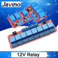 thumbnail image 2 of 1 2 4 6 8 Channel Relay Module Board Shield with Optocouple High Low Edge Trigger for Arduino Raspberry Pi DC 5V 12V 24V, 2 of 4