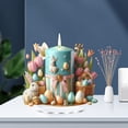 thumbnail image 5 of 2D Flat Acrylic Easter Bunny & Egg Table Decor - Spring Rabbits & Egg Design With Stable Base, Acrylic Material For Lasting Use - For Family Gatherings, Holiday Parties, Desktop,, 5 of 7