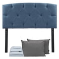 thumbnail image 1 of Cabecera King Size Sigma Azul + Almohada 2Pack + Sábanas Softy, 1 of 8