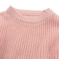thumbnail image 6 of GYRATEDREAM 6M-6T Baby Unisex Fall Winter Crewneck Pullover Sweater Solid Color Knit Tops, 6 of 10