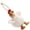White, variant on Plush Laying Eggs Chicken Keychain Funny Squeeze Sound Bag Pendant Backpack Decor