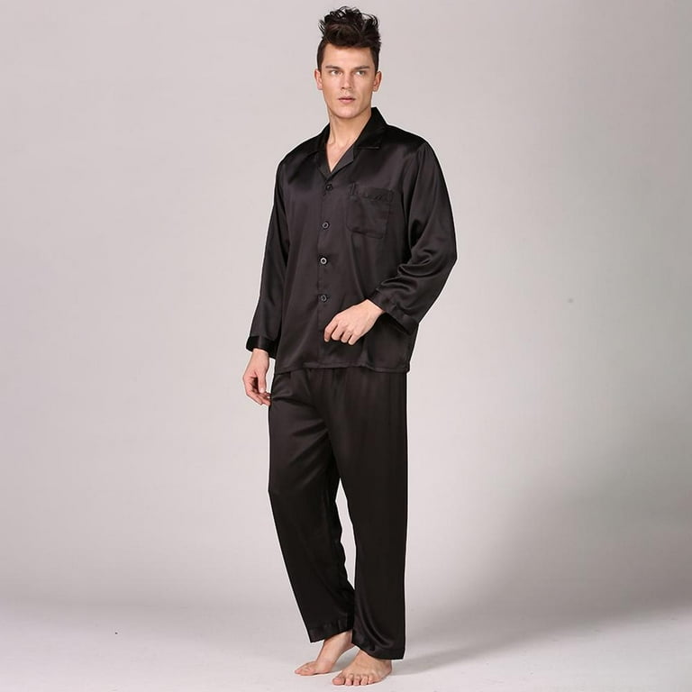 Button down mens online pajamas