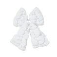 thumbnail image 2 of Goody Luxe Puffer Bow Barrette, Wintery White, Stay-Tight Hair Clip, 1 Count, 2 of 7