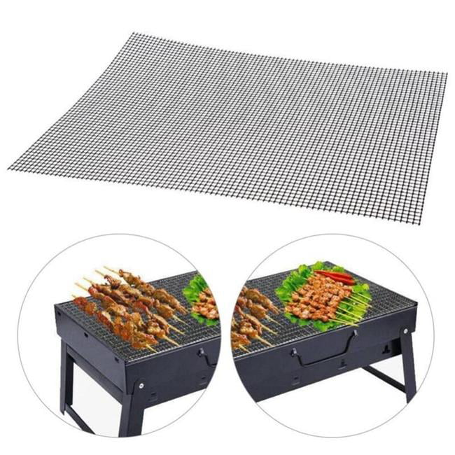 BBQ Grill Set Gift for Dad 3 x 5 Outdoor Grill Pad & 18 BBQ Spatula Gift for Dad 2 Pc Set Under The Grill Mat & Grilling Spatula by New Pig